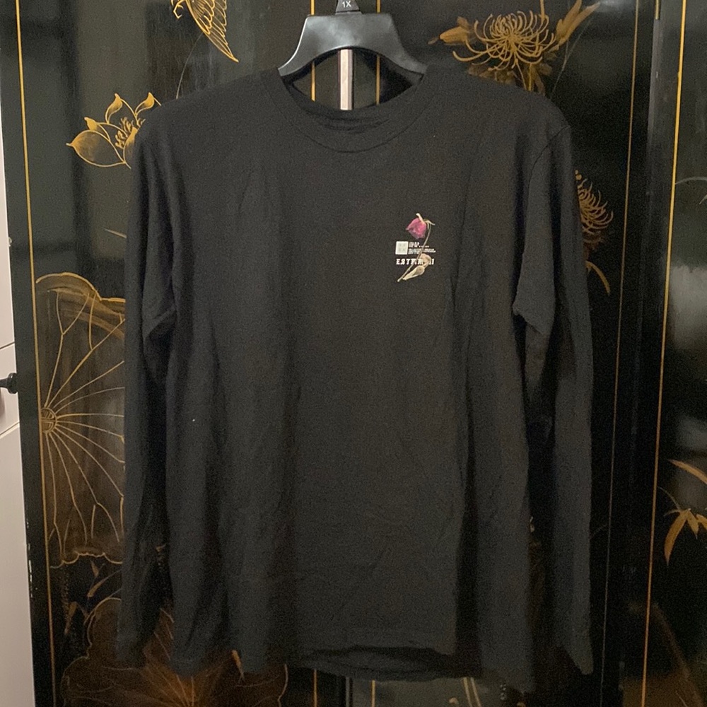 Long sleeve wilting rose shirt